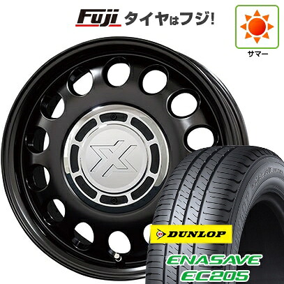 【新品】シエンタ 2022- 夏タイヤ ホイール4本セット 185/65R15 ダンロップ エナセーブ EC205 コスミック クロスブラッド スティール トヨタ車専用 6J 15インチ(送料無料)|フジ スペシャルセレクション