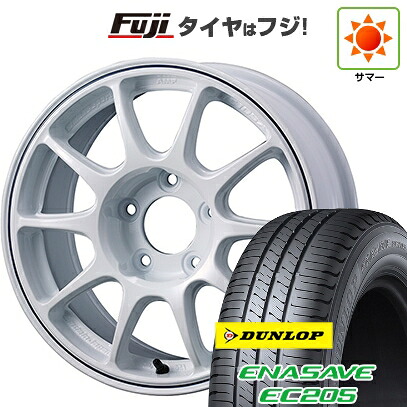 【新品国産車用5穴100】 夏タイヤ ホイール4本セット 195/65R15 ダンロップ エナセーブ EC205 WEDS ウェッズ ウェッズスポーツ TC-105X グラベル 6.5J 15インチ(送料無料)