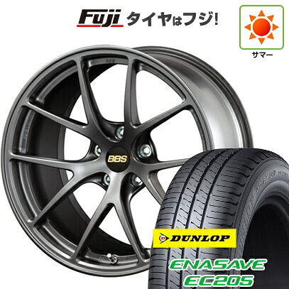 【新品国産車用5穴100】 夏タイヤ ホイール4本セット 205/50R17 ダンロップ エナセーブ EC205 BBS JAPAN RI-A 7.5J 17インチ(送料無料)|フジ スペシャルセレクション