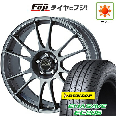 【新品国産車用5穴100】 夏タイヤ ホイール4本セット 205/50R17 ダンロップ エナセーブ EC205 OZ ウルトラレッジェーラ 7.5J 17インチ(送料無料)