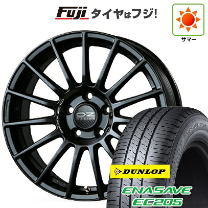 【新品国産車用5穴100】 夏タイヤ ホイール4本セット 215/45R17 ダンロップ エナセーブ EC205 OZ スーパーツーリズモ LM 7.5J 17インチ(送料無料)