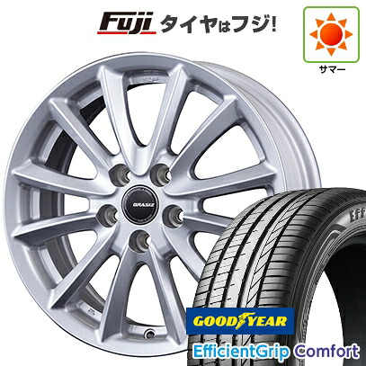 【新品国産車用5穴114.3】 夏タイヤ ホイール4本セット 215/45R18 グッドイヤー エフィシェントグリップ コンフォート(限定) コーセイ クレイシズ VS6 7J 18インチ(送料無料) 77,715円