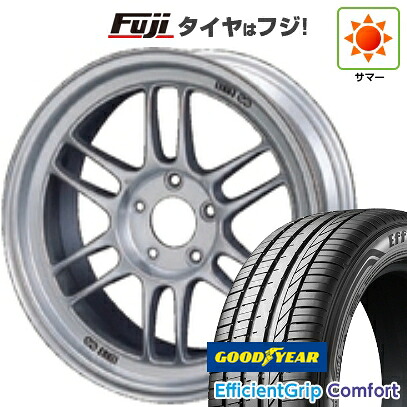 【新品国産車用5穴114.3】 夏タイヤ ホイール4本セット 215/45R18 グッドイヤー エフィシェントグリップ コンフォート(限定) ENKEI エンケイ Racing RP-F1 7.5J 18インチ(送料無料)