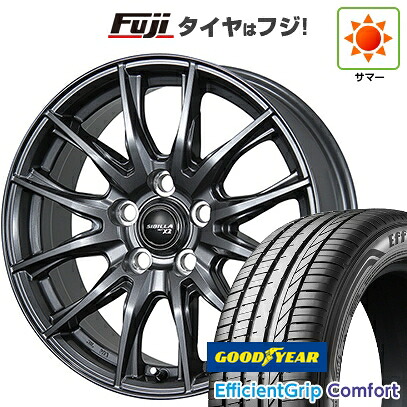 【新品国産車用5穴114.3】 夏タイヤ ホイール4本セット 215/45R18 グッドイヤー エフィシェントグリップ コンフォート(限定) トピー シビラ NEXT X2 7.5J 18インチ(送料無料)