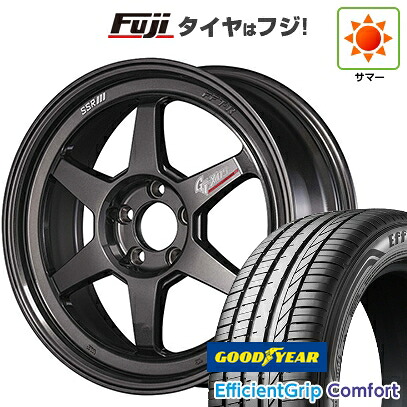 【新品国産車用5穴114.3】 夏タイヤ ホイール4本セット 215/45R18 グッドイヤー エフィシェントグリップ コンフォート(限定) SSR GT GTX05 DR EDITION 7.5J 18インチ(送料無料)｜フジ スペシャルセレクション
