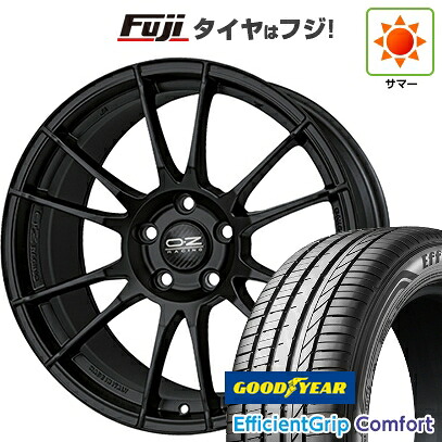 【新品国産車用5穴114.3】 夏タイヤ ホイール4本セット 215/45R18 グッドイヤー エフィシェントグリップ コンフォート(限定) OZ ウルトラレッジェーラ 8J 18インチ(送料無料)