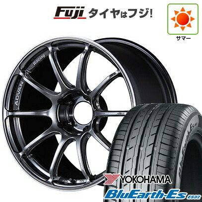 【新品国産車用5穴114.3】 夏タイヤ ホイール4本セット 225/35R19 ヨコハマ ブルーアース ES32 ヨコハマ アドバンレーシング RSIII 8.5J 19インチ(送料無料)