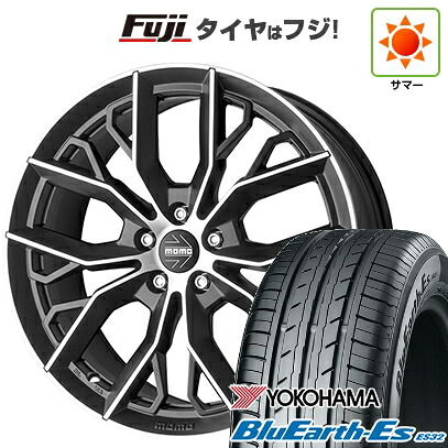 【新品国産車用5穴100】 夏タイヤ ホイール4本セット 215/45R17 ヨコハマ ブルーアース ES32 モモ マッシモ 7.5J 17インチ(送料無料)
