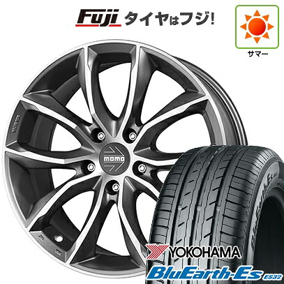 【新品国産車用5穴114.3】 夏タイヤ ホイール4本セット 205/60R16 ヨコハマ ブルーアース ES32 モモ スクリームジェットEVO 7J 16インチ(送料無料)|フジ スペシャルセレクション