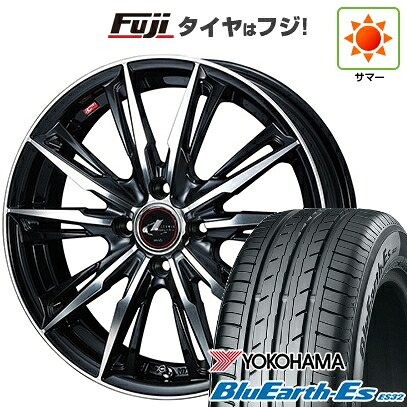 【新品国産車用5穴114.3】 夏タイヤ ホイール4本セット 205/50R17 ヨコハマ ブルーアース ES32 WEDS ウェッズ レオニス GX 6.5J 17インチ(送料無料)｜フジ スペシャルセレクション