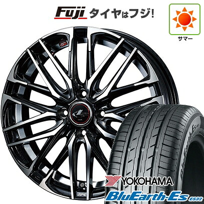 【新品国産車用5穴114.3】 夏タイヤ ホイール4本セット 205/50R17 ヨコハマ ブルーアース ES32 WEDS ウェッズ レオニス SK 6.5J 17インチ(送料無料)｜フジ スペシャルセレクション