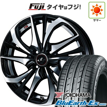 【新品国産車用5穴114.3】 夏タイヤ ホイール4本セット 205/50R17 ヨコハマ ブルーアース ES32 WEDS ウェッズ レオニス TE 6.5J 17インチ(送料無料)|フジ スペシャルセレクション