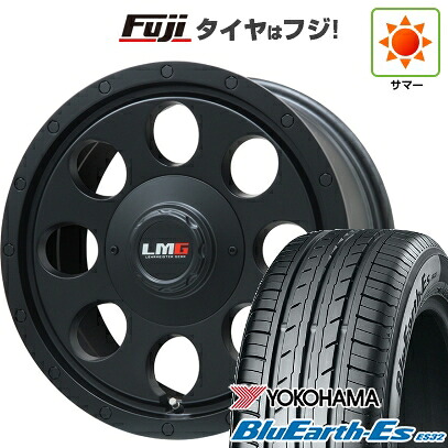 【新品国産車用5穴114.3】 夏タイヤ ホイール4本セット 215/60R17 ヨコハマ ブルーアース ES32 レアマイスター LMG CS-8 マットブラック 7.5J 17インチ(送料無料)｜フジ スペシャルセレクション 71,500円