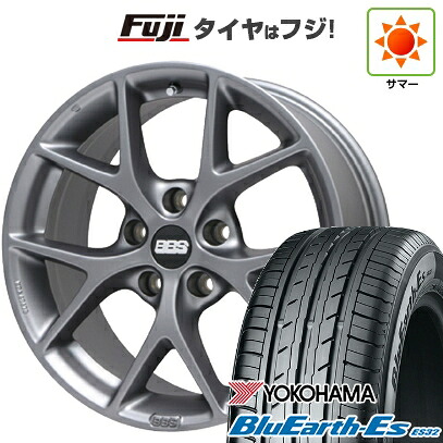 【新品】ライズ/ロッキー（ハイブリッド） 夏タイヤ ホイール4本セット 195/65R16 ヨコハマ ブルーアース ES32 BBS GERMANY SR ヒマラヤサテングレー 7J 16インチ(送料無料)