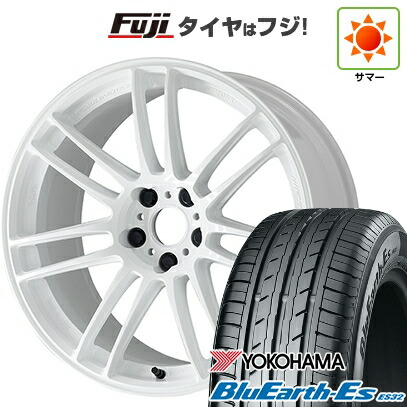 【新品国産車用5穴114.3】 夏タイヤ ホイール4本セット 225/35R19 ヨコハマ ブルーアース ES32 WORK ワーク エモーション ZR7 8.5J 19インチ(送料無料)