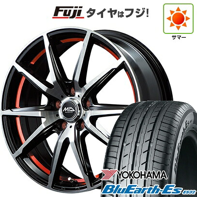 【新品国産車用5穴114.3】 夏タイヤ ホイール4本セット 225/50R18 ヨコハマ ブルーアース ES32 MID WHEELS RX-02 7J 18インチ(送料無料)