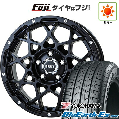 【新品国産車用5穴114.3】 夏タイヤ ホイール4本セット 215/60R17 ヨコハマ ブルーアース ES32 トライスター BRUT BR-55 7.5J 17インチ(送料無料)