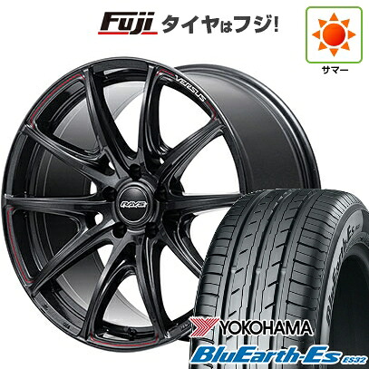 【新品国産車用5穴114.3】 夏タイヤ ホイール4本セット 225/35R19 ヨコハマ ブルーアース ES32 RAYS レイズ ベルサス VV25R 8.5J 19インチ(送料無料)|フジ スペシャルセレクション