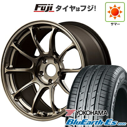 【新品国産車用5穴114.3】 夏タイヤ ホイール4本セット 225/40R18 ヨコハマ ブルーアース ES32 RAYS レイズ ボルクレーシング ZE40 8J 18インチ(送料無料) 208,150円