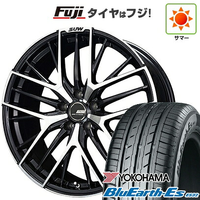 【新品国産車用5穴114.3】 夏タイヤ ホイール4本セット 225/45R18 ヨコハマ ブルーアース ES32 クライメイト SUW アリアS5 7J 18インチ(送料無料)