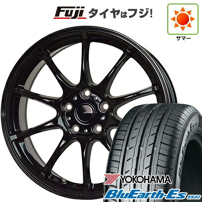 【新品国産車用5穴114.3】 夏タイヤ ホイール4本セット 235/50R18 ヨコハマ ブルーアース ES32 ホットスタッフ ジースピード G-07 7.5J 18インチ(送料無料)|フジ スペシャルセレクション