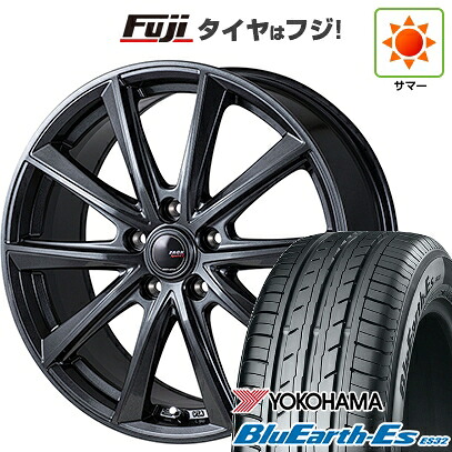 【新品国産車用5穴114.3】 夏タイヤ ホイール4本セット 215/60R17 ヨコハマ ブルーアース ES32 モンツァ ZACK Sport-FT 7J 17インチ(送料無料)|フジ スペシャルセレクション