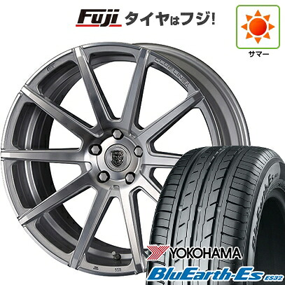 【新品国産車用5穴114.3】 夏タイヤ ホイール4本セット 225/40R18 ヨコハマ ブルーアース ES32 クリムソン クラブリネア マルディーニ FF 8J 18インチ(送料無料)
