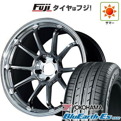 【新品国産車用5穴100】 夏タイヤ ホイール4本セット 225/35R19 ヨコハマ ブルーアース ES32 ヨコハマ アドバンレーシング RZ-DF2 8.5J 19インチ(送料無料)