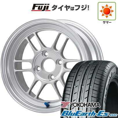 【新品国産車用5穴114.3】 夏タイヤ ホイール4本セット 205/55R16 ヨコハマ ブルーアース ES32 ENKEI エンケイ Racing RP-F1 7J 16インチ(送料無料)|フジ スペシャルセレクション