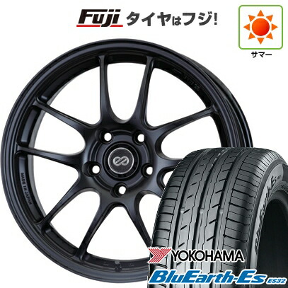 【新品国産車用5穴114.3】 夏タイヤ ホイール4本セット 225/40R18 ヨコハマ ブルーアース ES32 ENKEI エンケイ PerformanceLine PF01 8J 18インチ(送料無料)