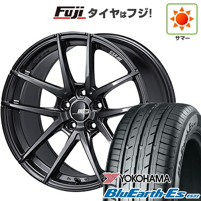 【新品国産車用5穴114.3】 夏タイヤ ホイール4本セット 235/50R18 ヨコハマ ブルーアース ES32 SSR ライナー タイプ10モノブロック 8.5J 18インチ(送料無料)