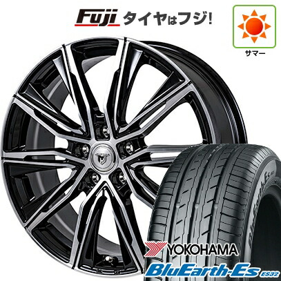 【新品国産車用5穴114.3】 夏タイヤ ホイール4本セット 205/65R16 ヨコハマ ブルーアース ES32 モンツァ JPスタイル MJ-X 6.5J 16インチ(送料無料)