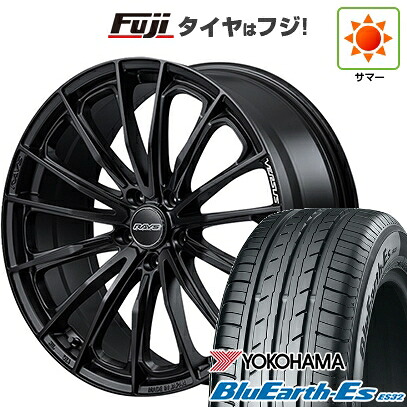 【新品国産車用5穴114.3】 夏タイヤ ホイール4本セット 225/35R19 ヨコハマ ブルーアース ES32 RAYS レイズ ベルサス ヴォウジェ SE 8J 19インチ(送料無料)|フジ スペシャルセレクション