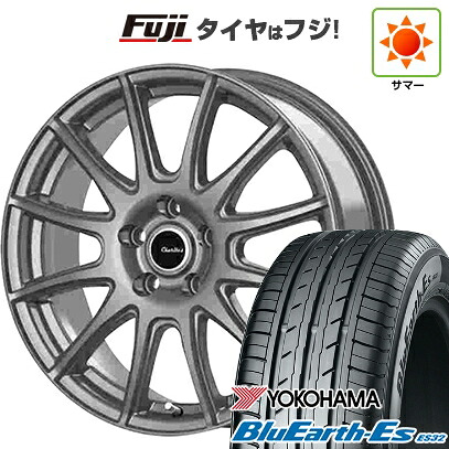 【新品国産車用5穴114.3】 夏タイヤ ホイール4本セット 195/60R16 ヨコハマ ブルーアース ES32 テクノピア カリテス S12 6.5J 16インチ(送料無料)