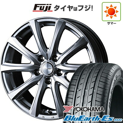 【新品】フリード 5穴/114 夏タイヤ ホイール4本セット 185/65R15 ヨコハマ ブルーアース ES32 WEDS ウェッズ ジョーカー スマッシュ 6J 15インチ(送料無料)｜フジ スペシャルセレクション