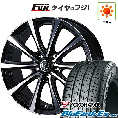 【新品国産車用5穴114.3】 夏タイヤ ホイール4本セット 215/45R18 ヨコハマ ブルーアース ES32 WEDS ウェッズ ライツレー MS 7.5J 18インチ(送料無料)｜フジ スペシャルセレクション