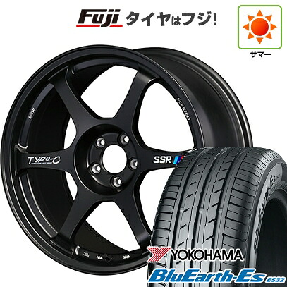 【新品国産車用5穴114.3】 夏タイヤ ホイール4本セット 225/50R18 ヨコハマ ブルーアース ES32 SSR Type-c FORGED 8J 18インチ(送料無料)|フジ スペシャルセレクション