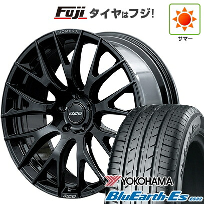 【新品国産車用5穴114.3】 夏タイヤ ホイール4本セット 225/50R18 ヨコハマ ブルーアース ES32 RAYS レイズ ホムラ 2X9R 7.5J 18インチ(送料無料)