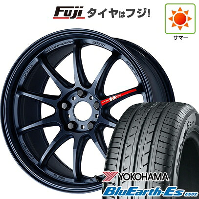 【新品国産車用5穴100】 夏タイヤ ホイール4本セット 225/40R18 ヨコハマ ブルーアース ES32 WORK ワーク エモーション ZR10【限定】 8.5J 18インチ(送料無料)