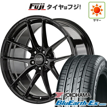 【新品国産車用5穴114.3】 夏タイヤ ホイール4本セット 215/60R17 ヨコハマ ブルーアース ES32 OZ レッジェーラHLT 7.5J 17インチ(送料無料)