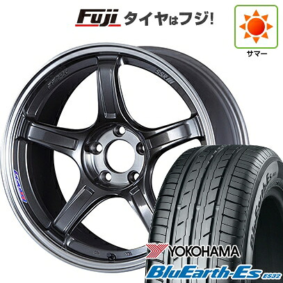 【新品国産車用5穴100】 夏タイヤ ホイール4本セット 225/40R18 ヨコハマ ブルーアース ES32 SSR GT GTX03 7.5J 18インチ(送料無料)