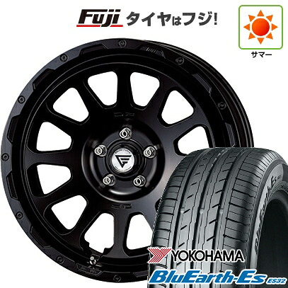【新品国産車用5穴114.3】 夏タイヤ ホイール4本セット 225/50R18 ヨコハマ ブルーアース ES32 デルタフォース オーバル 8J 18インチ(送料無料)