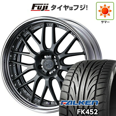 【新品国産車用5穴114.3】 夏タイヤ ホイール4本セット 265/30R22 ファルケン FK452 WEDS ウェッズ マーベリック 709M 9J 22インチ(送料無料)