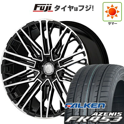 【新品国産車用5穴114.3】 夏タイヤ ホイール4本セット 255/30R22 ファルケン アゼニス FK453 WALD ヴァルド ジェニュインライン BM001 9J 22インチ(送料無料)