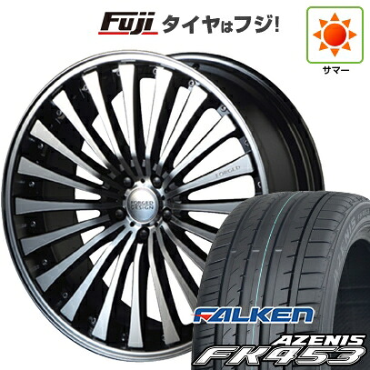 【新品】40系アルファード/ヴェルファイア用 夏タイヤ ホイール4本セット 255/30R22 ファルケン アゼニス FK453 エムズスピード FORGEDデザイン 666 9J 22インチ(送料無料)