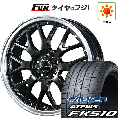 【新品国産車用5穴114.3】 夏タイヤ ホイール4本セット 235/60R18 ファルケン アゼニス FK510 SUV ブレスト ユーロスポーツ タイプ815 7J 18インチ(送料無料)
