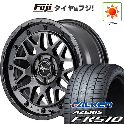 【新品国産車用5穴114.3】 夏タイヤ ホイール4本セット 235/60R18 ファルケン アゼニス FK510 SUV MID WHEELS NITRO POWER M29 スティンガー 7J 18インチ(送料無料)｜フジ スペシャルセレクション