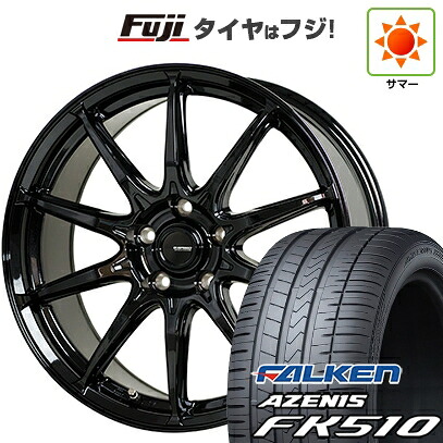 【新品国産車用5穴114.3】 夏タイヤ ホイール4本セット 235/60R18 ファルケン アゼニス FK510 SUV ホットスタッフ ジースピード G-05 7J 18インチ(送料無料)｜フジ スペシャルセレクション