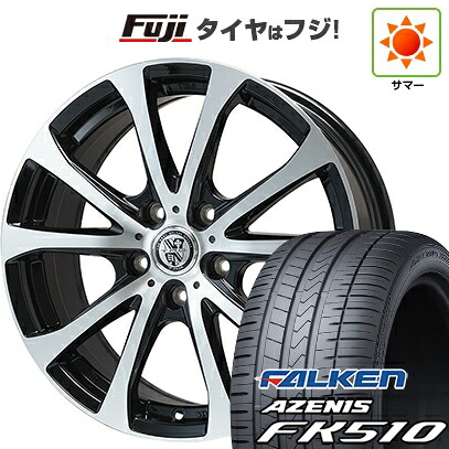 【新品国産車用5穴114.3】 夏タイヤ ホイール4本セット 235/60R18 ファルケン アゼニス FK510 SUV ビッグウエイ TRG-バーン XPII 7.5J 18インチ(送料無料)