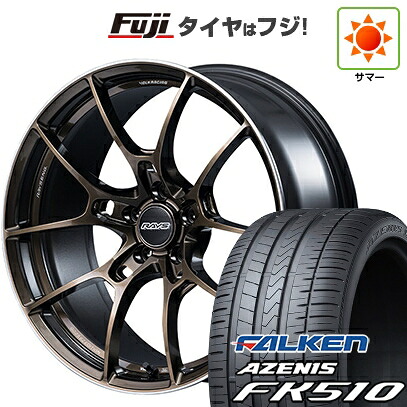 【新品国産車用5穴114.3】 夏タイヤ ホイール4本セット 215/35R19 ファルケン アゼニス FK510 RAYS レイズ ボルクレーシング G025 SZ EDITION 8J 19インチ(送料無料)｜フジ スペシャルセレクション